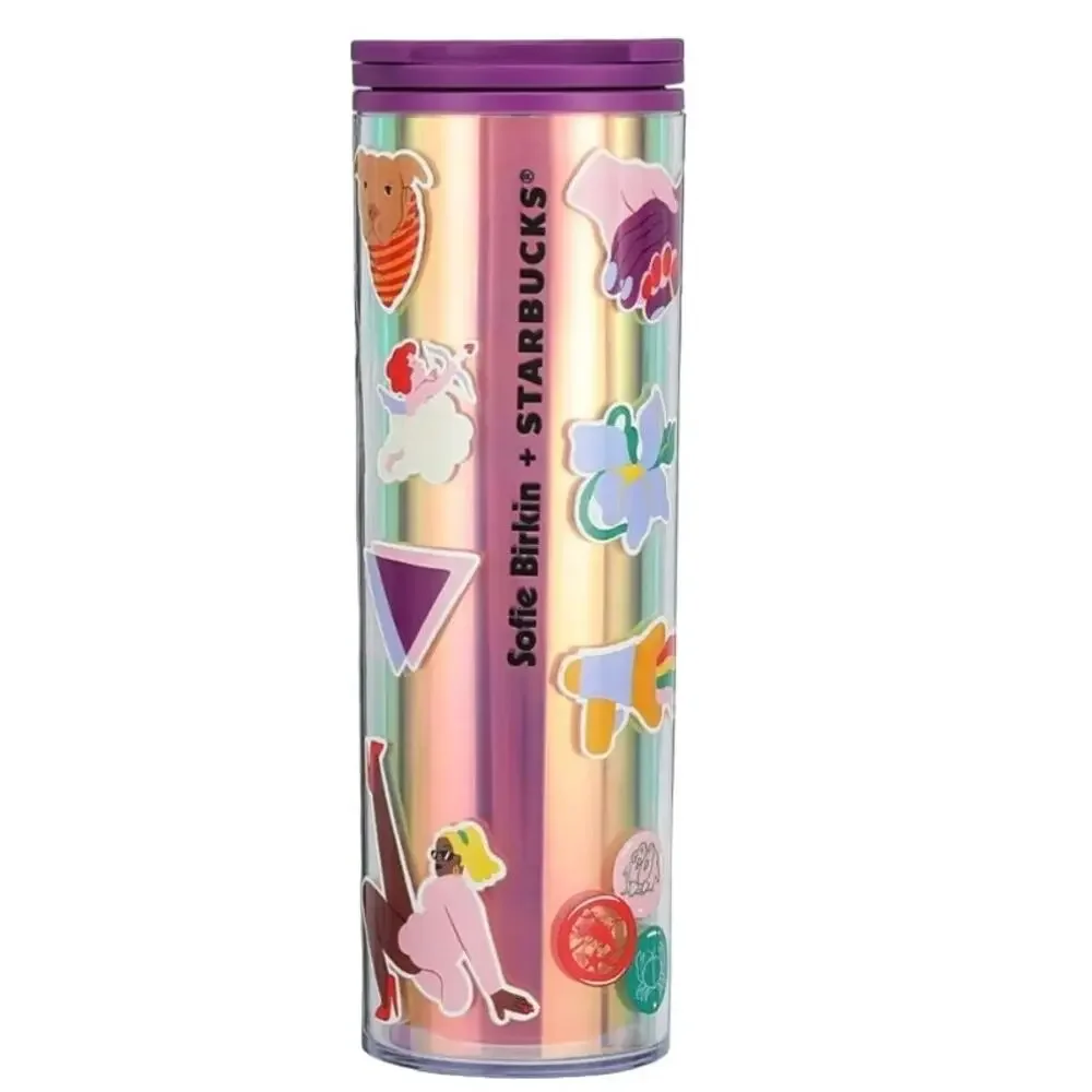 Sofie Birkin + Starbucks 2024 16oz Iridescent Tumbler NWT